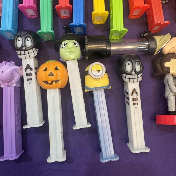 Vintage PEZ Dispenser Lot Cartoon Characters TMNT Barbie Minion Garfield Hallowe - Picture 9 of 12